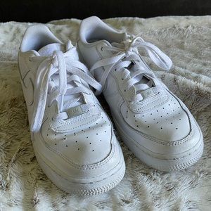 Nike Air Force 1, size 7 youth, white